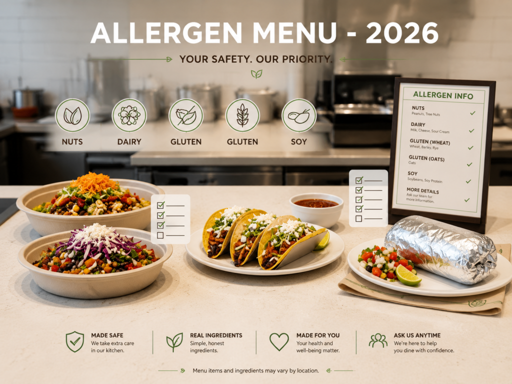 Chipotle Allergen Menu — Full Guide to Every Allergen